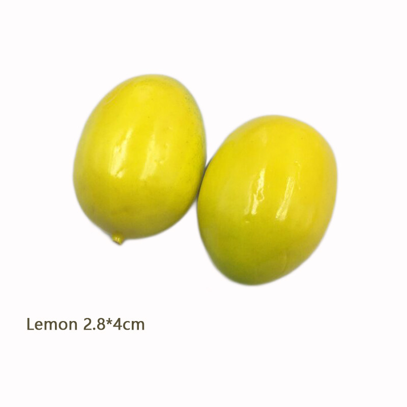 Gyümölcshab Zöldség hamis gyümölcs modell szimulációja mesterséges gyümölcs alma eper narancs cseresznye lakberendezési díszek