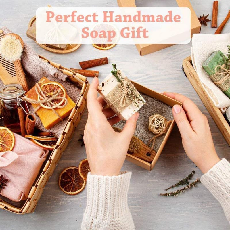 6 üreges szilikon szappanforma négyzet alakú téglalap alakú, kézzel készített szappanforma hordozható egyedi szappanforma készítő eszközök születésnapi ajándékok