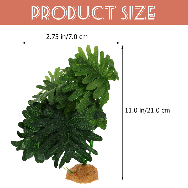 Hüllők Terráriumi Kiegészítők Dekoratív Élőhelyek Díszek Mesterséges Akváriumi Kellékek Zöld