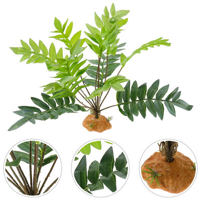 Akvárium tereprendezés Hamis növények díszítése Akvárium Dísz Barlanggyanta