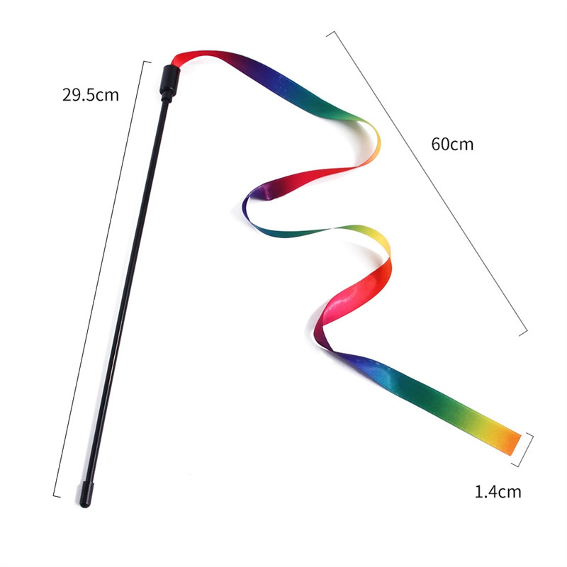 1db macskapálca játék aranyos, vicces színes rúd kötegelő pálca műanyag kisállatjátékok macskáknak Interaktív kötekedő macskajátékok kisállat kellékek
