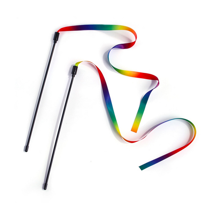 1db macskapálca játék aranyos, vicces színes rúd kötegelő pálca műanyag kisállatjátékok macskáknak Interaktív kötekedő macskajátékok kisállat kellékek