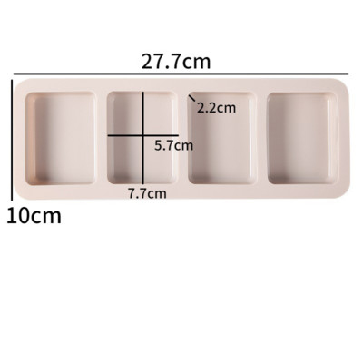 3D szögletes/kerek/ovális szilikon szappanforma barkácsolás szappankészítő kellékek kézzel készített csokoládé torta dekorációs sütőkészlet lakberendezési ajándék