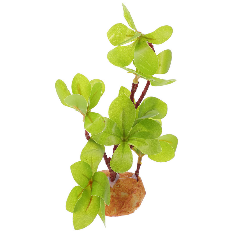 Hüllők Akvárium Díszítések Szimuláció Műanyag Terrárium Növények Hegymászó Háziállat