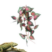 Mesterséges terráriumi növények mesterséges levelek trópusi növények szőlő tartályos levelek dekor valósághű vízálló növények tartályos élőhely