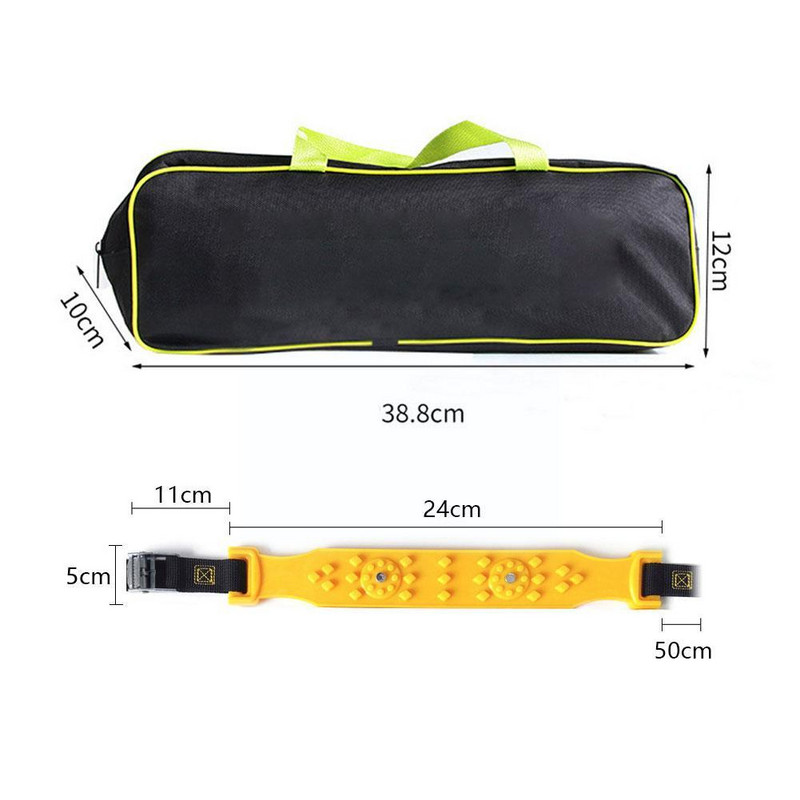 1 db autó hólánc univerzális TPU állítható csúszásgátló gumiabroncs lánc autós SUV teherautóhoz L0G4