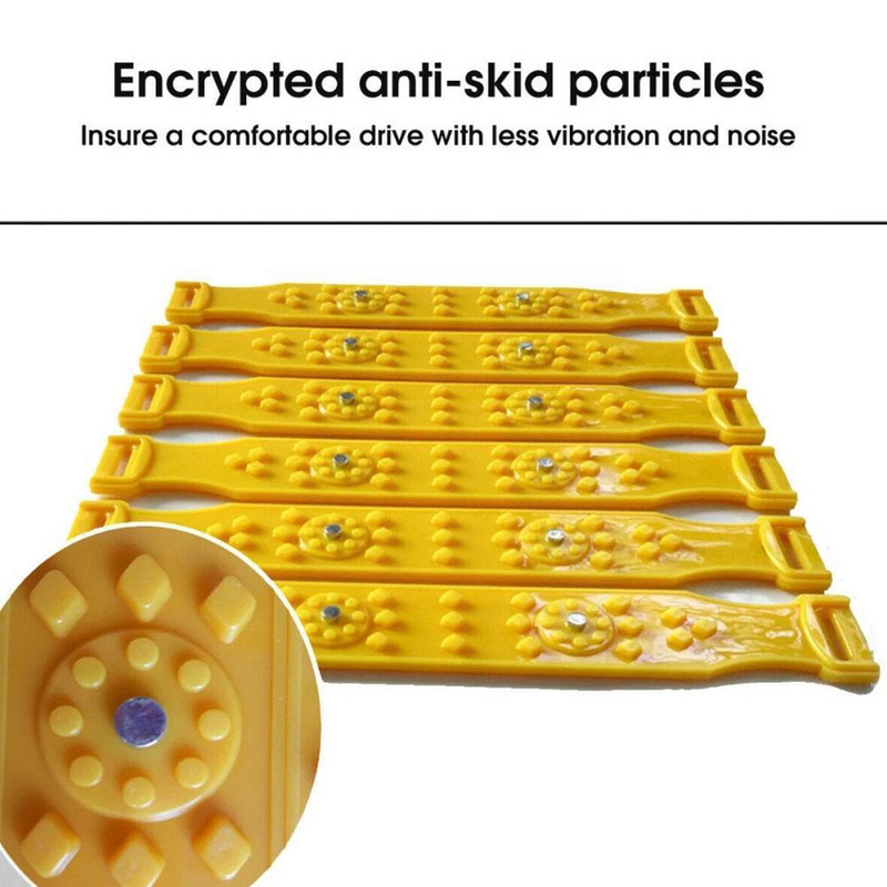 1 db autó hólánc univerzális TPU állítható csúszásgátló gumiabroncs lánc autós SUV teherautóhoz L0G4