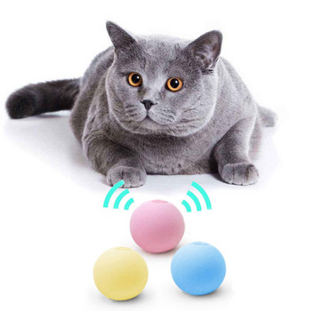 Интелигентна котешка интерактивна топка 360-градусова електрическа автоматична въртяща се интелигентна топка Интелигентна електрическа котка Самовъзстановяващ се артефакт