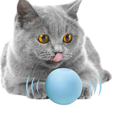 Intelligens macska interaktív labda 360 fokos elektromos, automata forgó intelligens labda Smart elektromos macska öngyógyító műtárgy