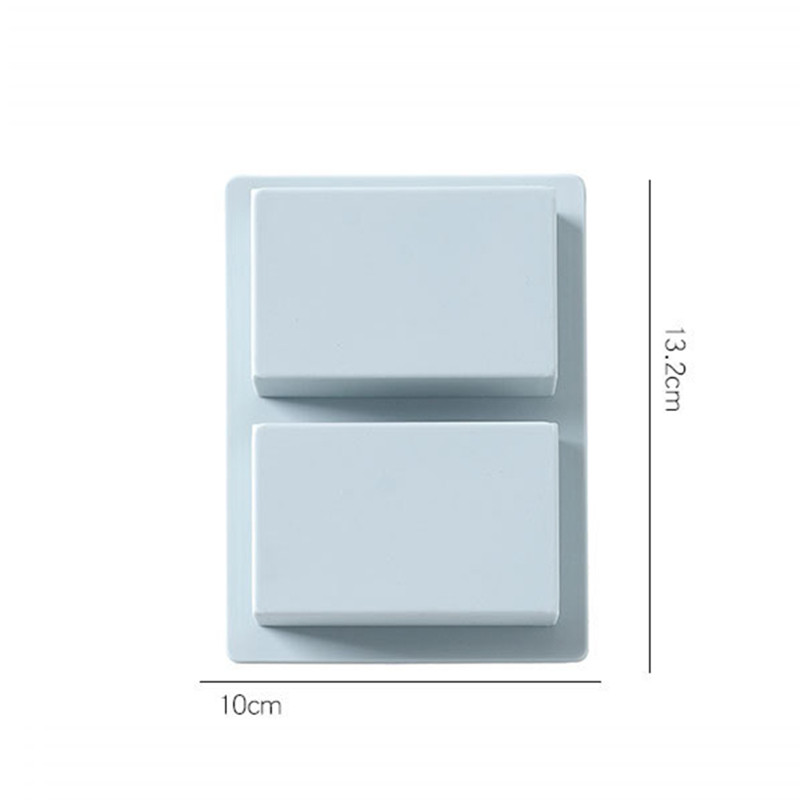 2 üreges 3D kézzel készített szilikon szappan formák Masszázs terápiás rúd formakészítő eszközök barkácsolás téglalap alakú szappanok gyanta kézművesség