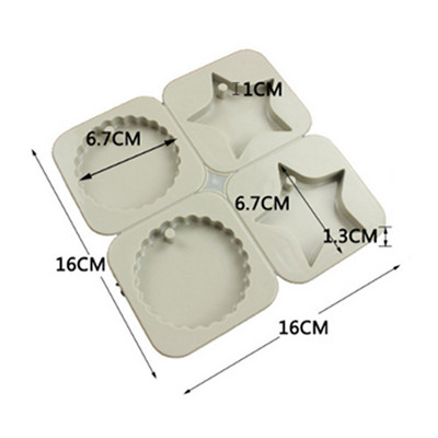 Új szilikon szappanformák barkácsolás szappankészítés csokoládé tortaforma kézzel készített szappan konyhai étkező és bár kellékek szappan formák szórakoztató ajándékok