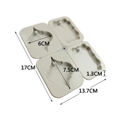 Új szilikon szappanformák barkácsolás szappankészítés csokoládé tortaforma kézzel készített szappan konyhai étkező és bár kellékek szappan formák szórakoztató ajándékok