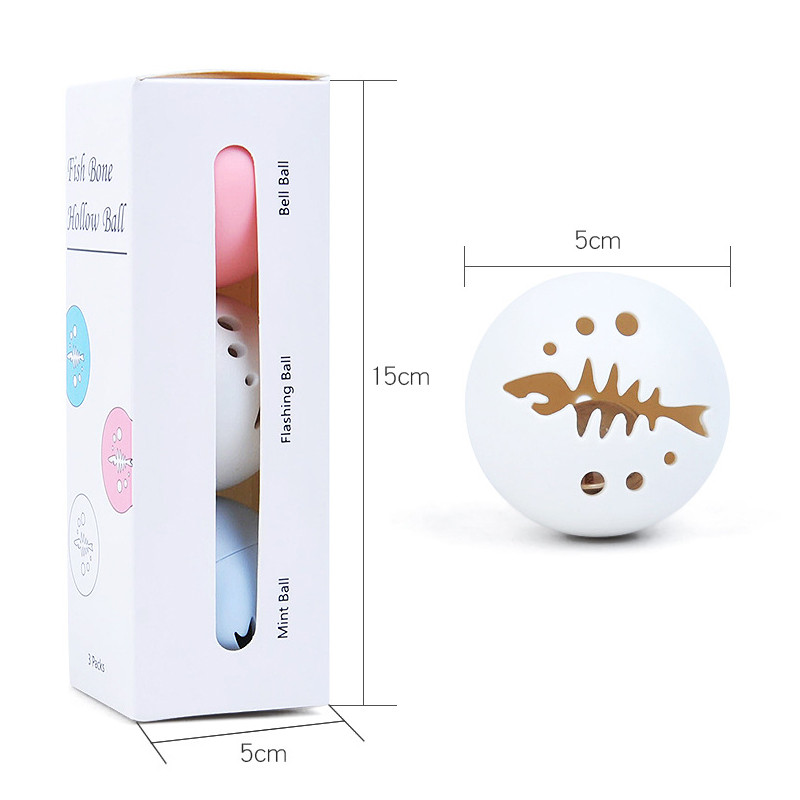 3db/tétel Macskajáték guruló golyós kutyajátékok LED fényű golyós kisállat interaktív macskaguruló golyós macskamenta világító vicces játék macskatartozék