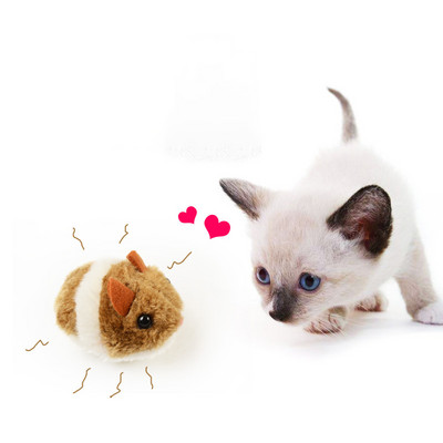 1 τεμ. βελούδινα παιχνίδια για γάτες Αστεία παιχνίδια για σκύλους Κίνηση για μικρό ποντίκι Αρουραίος γατάκι γάτα Διαδραστικό παιχνίδι με γούνα προμήθειες για κατοικίδια Δώρα
