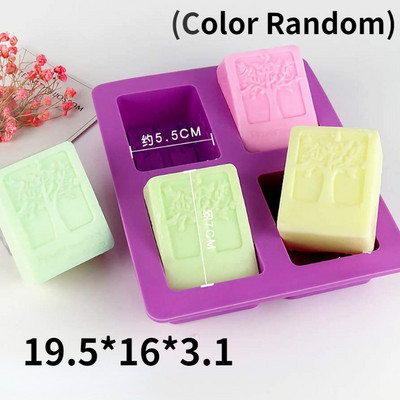 DIY õnnepuu seep silikoonvormitaim küünla vaik kipsvorm geomeetriline kandiline jääšokolaadi valmistamise komplekt kodukaunistuseks kingitus