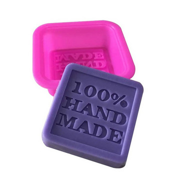 Καλούπια σιλικόνης για DIY Χειροποίητο Σαπούνι Ορθογώνιο Στρογγυλό Σχήμα Making Essential Oil Soap Silicone Molds DIY Supplies