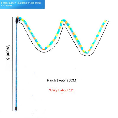 Macskajátékok Szivárványcsíkok Vicces macskabot csengővel, interaktív játék kisállatkellékek macskajátékok interaktív macskajáték féreg zsinóron