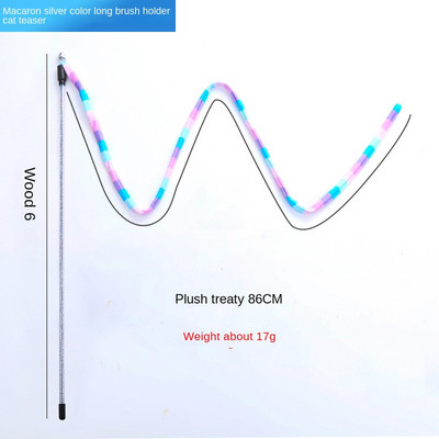 Macskajátékok Szivárványcsíkok Vicces macskabot csengővel, interaktív játék kisállatkellékek macskajátékok interaktív macskajáték féreg zsinóron