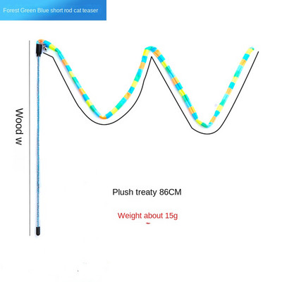 Macskajátékok Szivárványcsíkok Vicces macskabot csengővel, interaktív játék kisállatkellékek macskajátékok interaktív macskajáték féreg zsinóron