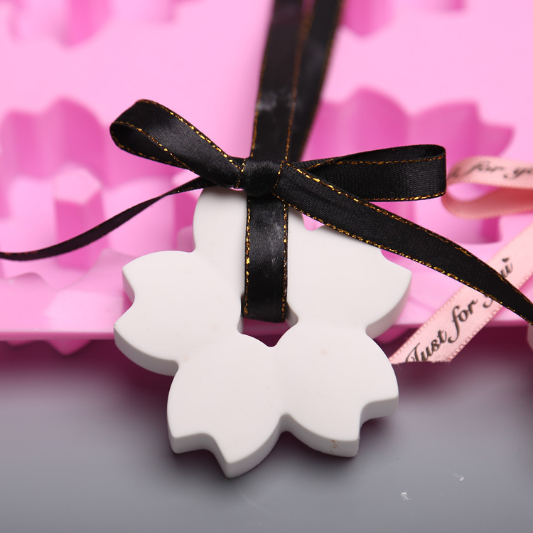 Kézzel készített szappanformák barkácsolás aromaterápiás viasz gipsz aromaterápiás penész cseresznyevirág penészgomba viasz forma