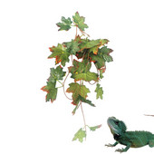 Mesterséges hüllő növények Mesterséges levelek trópusi növények szőlő tartályos levelek dekor valósághű vízálló növények tartályos élőhely