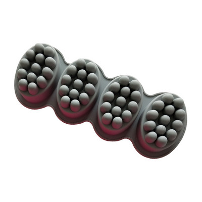 Új 3D kézzel készített szilikon szappan formák Masszázs terápia bár formázó tálca forma szerszámok barkács ovális formájú szappanok gyanta kézművesség