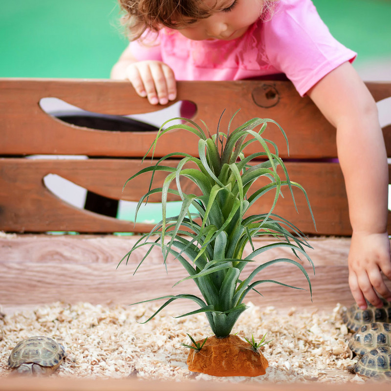 Hüllők Tanknövények Háziállatok Terrárium Dísz Műanyag Szimuláció Hamis táj szobanövények