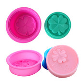 Pašdarināts pārtikas amatniecības silikona ledus kubiņš konfektes šokolādes atkārtoti lietojamas ziepju veidnes ziepju pagatavošanas stienis cepšanas veidne četru lapu āboliņa veidne