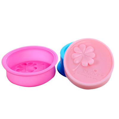 Pašdarināts pārtikas amatniecības silikona ledus kubiņš konfektes šokolādes atkārtoti lietojamas ziepju veidnes ziepju pagatavošanas stienis cepšanas veidne četru lapu āboliņa veidne