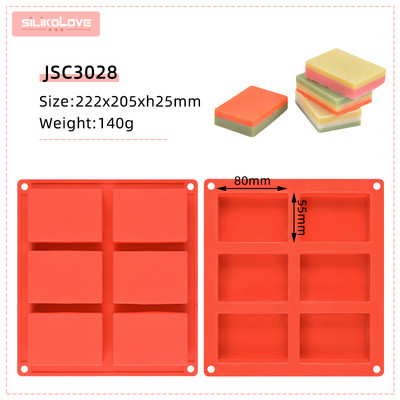 SILIKOLOVE DIY szilikon szappan forma kézzel készített szappankészítő formákhoz 3D forma ovális kerek négyzet alakú szappanok formák szórakoztató ajándékok