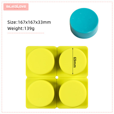 SILIKOLOVE DIY szilikon szappan forma kézzel készített szappankészítő formákhoz 3D forma ovális kerek négyzet alakú szappanok formák szórakoztató ajándékok