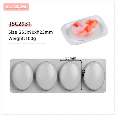 SILIKOLOVE DIY szilikon szappan forma kézzel készített szappankészítő formákhoz 3D forma ovális kerek négyzet alakú szappanok formák szórakoztató ajándékok