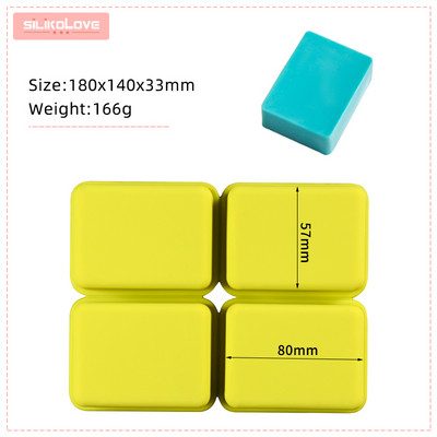 SILIKOLOVE DIY szilikon szappan forma kézzel készített szappankészítő formákhoz 3D forma ovális kerek négyzet alakú szappanok formák szórakoztató ajándékok