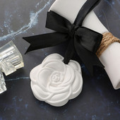 Virág Medál Szilikon Penész Rózsa Gyertya Aroma Szójabab Viasz Gipsz Szappan Autó Akasztó Ajándékok Sütés Torta Dekor Ruházat Illat