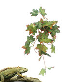 Hüllők Növények Mesterséges Mesterséges Levelek Trópusi Növények Szőlőtőke Tanklevelek Dekoráció Reális vízálló növények Tartályos élőhely