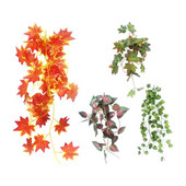 Terráriumi növények hüllők szőlőlevelek trópusi tartálylevelek élőhely Hegymászó pihenő mesterséges levelek dekoráció kígyó béka teknős számára