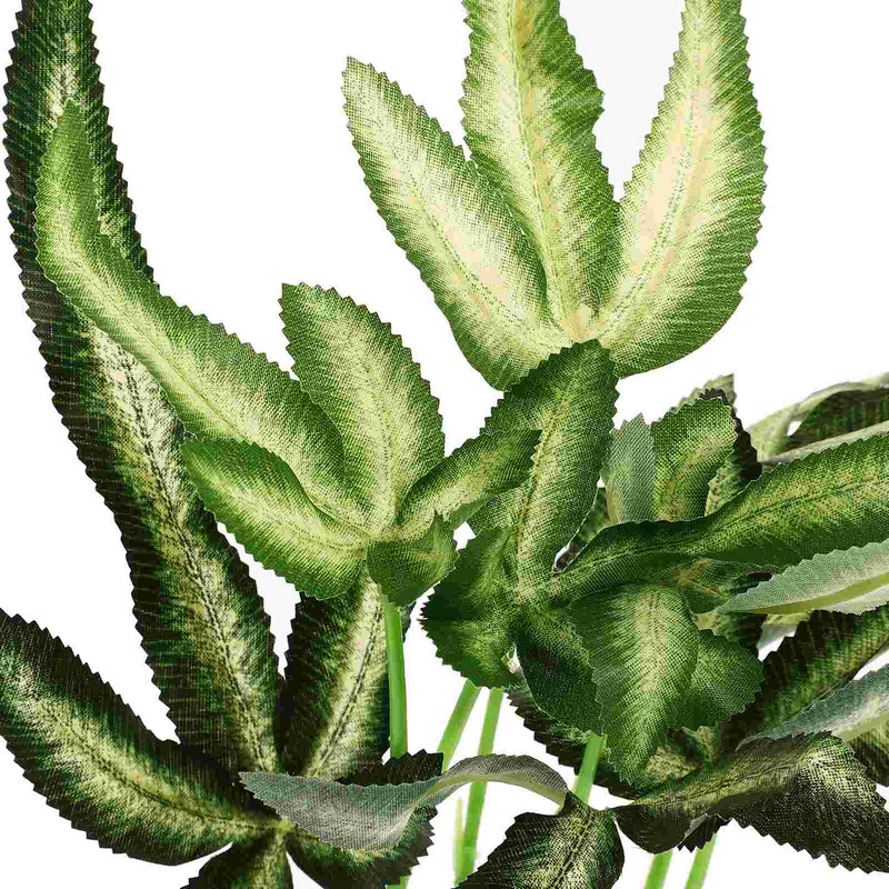 Műnövények Gyík Terrárium Dekorok Hüllők Élőhelyek Teknősdoboz Mesterséges Dísz Műanyag Kiegészítők Dekoratív