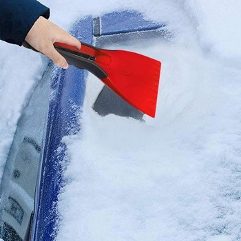 Φτυάρι χιονιού Ανθεκτικό και λεία σιλικόνη αντιολισθητική ξύστρα πάγου οχημάτων αυτοκινήτου Βολικό παράθυρο παρμπρίζ Παγετός και χιόνι