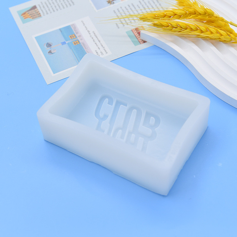 Cīņas klubs Silikona ziepju veidne DIY roku darbs aromterapijas ģipša sveču veidošana pelējuma šokolādes desertu cepšanai kūkas rīki