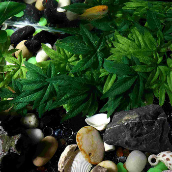 Висящи аквариумни изкуствени растения - реалистични листа за домакински и офис водни орнаменти
