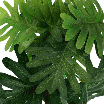 Зелен декор Фалшиви растения Местообитания на влечуги Гущер Терариум Декорации Орнаменти