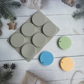 Aromaterápiás viasz gipsz epoxi szappan barkácsolás szilikon agyag aromaterápiás tabletták formák függő díszek viasz formák virág szappan forma