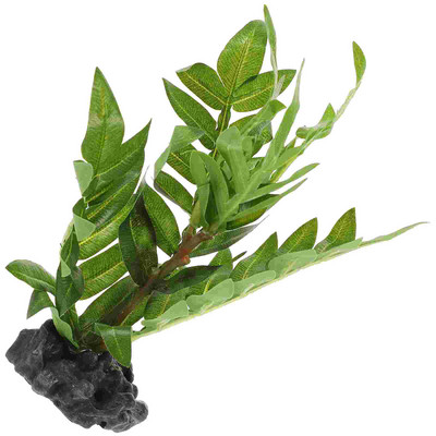 Terariumo roplių dekoras Dirbtiniai netikri augalai Ropliai Akmens papuošimai Driežų dekorai Akvariumo buveinės