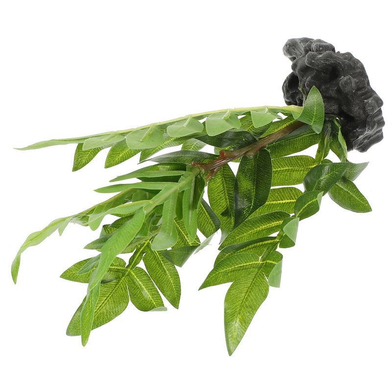 Terrárium hüllők dekoráció mesterséges hamis növények hüllők akvárium dekorációk gyík dekorációk akváriumi élőhelyek