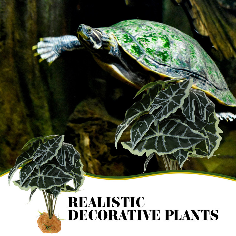 Hegymászó kisállatdoboz akvárium dekoráció hüllő kellékek mesterséges terrárium szimuláció