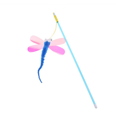 Szitakötő macskajáték függő Automatikus interaktív macskajáték Vicces egér játék macskabot csengőjátékkal cica Játssz Vicces bot játék macska