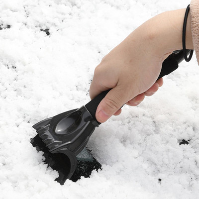 Kompakt kézi hó jégkefe, tömör, szélvédő ablakokhoz