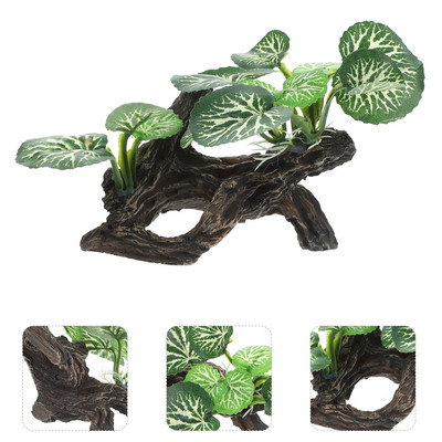 Akvariumo papuošalai Dirbtinės puošmenos urvų dekoravimas Roplių terariumas