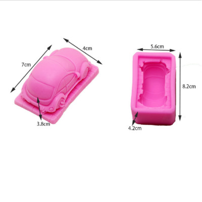 3D autós forma szilikon szappan forma csokoládé agyag formák gyertya szappan barkácsolás forma készítés kézműves torta díszítő fondant eszköz