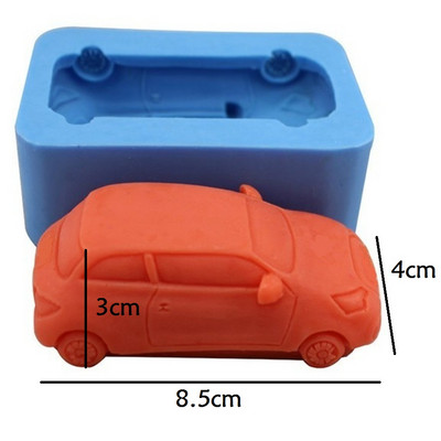 3D autós forma szilikon szappan forma csokoládé agyag formák gyertya szappan barkácsolás forma készítés kézműves torta díszítő fondant eszköz